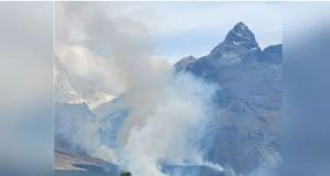 ÁNCASH: INCENDIO FORESTAL AFECTÓ PARTE DE LA RESERVA DEL PARQUE NACIONAL HUASCARÁN