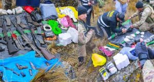 FISCALÍA DE LA NACIÓN HALLÓ CALETA TERRORISTA CON MATERIAL EXPLOSIVO EN EL VRAEM