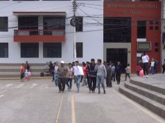 CHOTA: RONDAS PASEAN A SUJETO QUE ROBO MOTO LINEAL DEL FRONTIS DE LA FISCALIA (video)