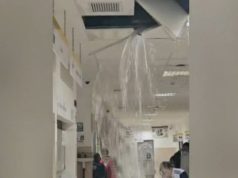 JUNÍN: TECHO DE HOSPITAL COLAPSA TRAS FUERTE LLUVIA TORRENCIAL