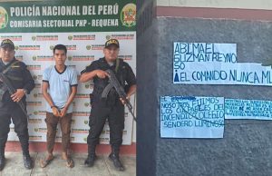 LORETO: DETIENEN A ALUMNO POR INCENDIAR SU COLEGIO Y DEJAR CONSIGNAS SENDERISTAS EN REQUENA