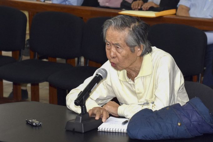 ALBERTO FUJIMORI PIDE RESTITUIR EL INDULTO HUMANITARIO QUE SE LE OTORGÓ EN 2017