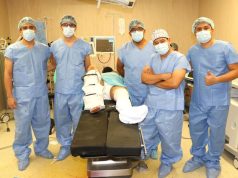MEDICOS RECONSTRUYEN LA TIBIA DE UN PACIENTE EN EL HOSPITAL GENERAL DE JAEN