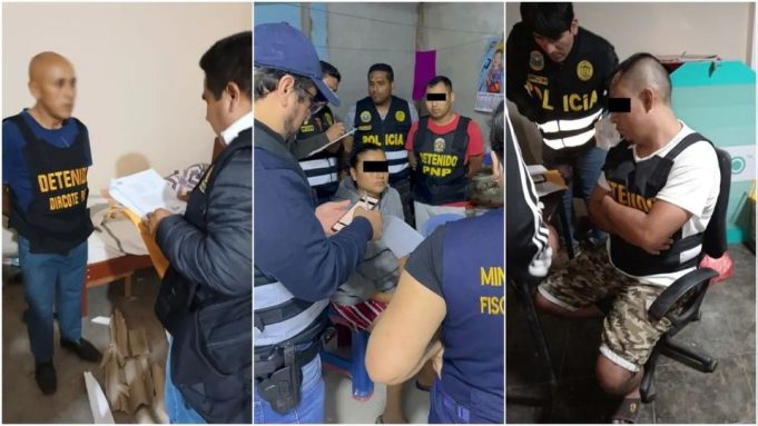 LA LIBERTAD: ALLANAN CINCO VIVIENDAS Y DETIENEN A SIETE PERSONAS PRESUNTAMENTE VINCULADAS A SENDERO LUMINOSO