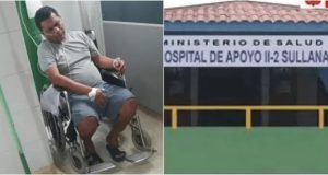 DETENIDO POR ROBO SUFRE INFARTO Y ESCAPA MIENTRAS ESTABA INTERNADO EN HOSPITAL DE PIURA.
