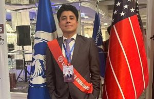 INVESTIGADOR PERUANO ES NOMBRADO EMBAJADOR JOVEN DE LA PAZ EN NUEVA YORK
