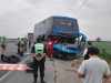 ACCIDENTE EN LA PANAMERICANA NORTE: CHOQUE DE BUS CON TRÁILER DEJA UN MUERTO EN BARRANCA