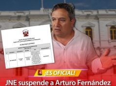 ARTURO FERNANDEZ DEJA LA ALCALDIA DE TRUJILLO TRAS SER SUSPENDIDO POR EL PLENO DEL JURADO NACIONAL DE ELECCIONES (JNE).
