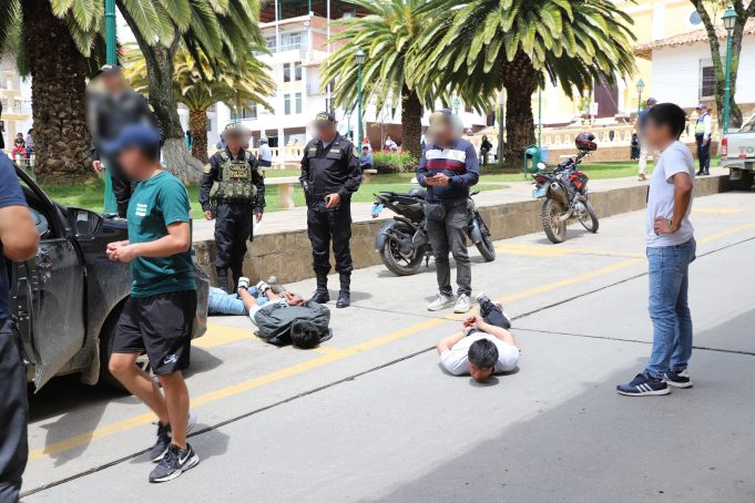 CAJABAMBA: PNP DESARTICULA A PRESUNTA BANDA DE EXTORSIONADORES