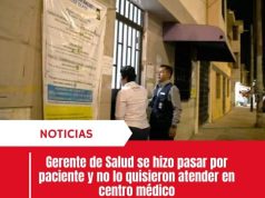 GERENTE DE SALUD SE HIZO PASAR POR PACIENTE Y NO LO QUISIERON ATENDER EN CENTRO MÉDICO