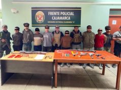 LA POLICÍA NACIONAL DEL PERÚ EN FORMA CONJUNTA CON EL MINISTERIO PÚBLICO LOGRAN DESARTICULAR LA BANDA CRIMINAL “LOS TERNAS” DEL CERRO DE MINERÍA ARTESANAL DE ALGAMARCA DE LA PROVINCIA DE CAJABAMBA.