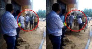 PIURA: VECINOS INDIGNADOS BAÑAN CON AGUA DE DESAGÜE A ALCALDE DISTRITAL DE QUERECOTILLO (VIDEO)