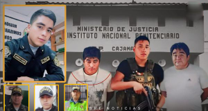 9 MESES DE PRISIÓN PREVENTIVA PARA PRESUNTOS EXTORSIONADORES Y UN POLICÍA EN CAJABAMBA