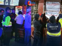 CHOTA: AUTORIDADES REALIZAN OPERATIVO A BARES Y CANTINAS