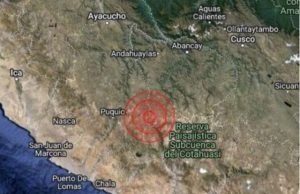 ESTA MADRUGADA AYACUCHO FUE REMECIDA POR FUERTE SISMO DE MAGNITUD DE 4.7