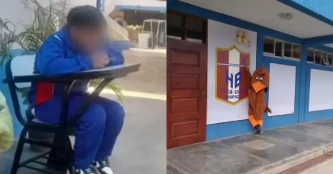 ¡INDIGNANTE! EXIGEN A ESTUDIANTE CON DISCAPACIDAD A COMPRAR SU CARPETA Y NO LO DEJAN INGRESAR A COLEGIO