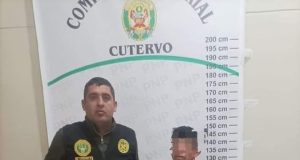 CUTERVO: PNP DETIENE A SUJETO CON REQUISITORIA POR EL PRESUNTO DELITO HOMICIO CONTRA LA VIDA EL CUERPO Y LA SALUD.