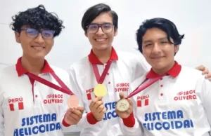 ¡ORGULLO PERUANO! ESCOLARES GANAN MEDALLAS DE ORO, PLATA Y BRONCE EN OLIMPIADA MATEMÁTICA DE RUSIA