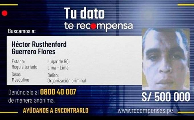 OFRECEN 500 MIL SOLES POR LA CAPTURA DE ‘NIÑO GUERRERO’ DEL TREN DE ARAGUA.