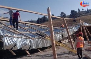 CUTERVO: VIENTOS AFECTAN CENTRO DE ABASTOS