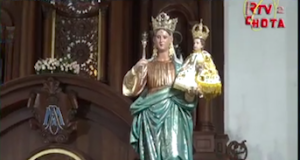 DEVELACIÓN DE LA RESTAURACIÓN DE LA IMAGEN PATRONA DE CHOTA (VIDEO)