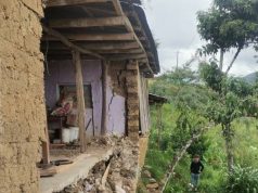 CUTERVO: VIVIENDA SE DESPLOMA Y FAMILIA SALVO DE MILAGRO