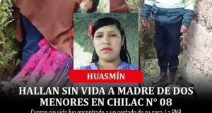 ENCUENTRAN SIN VIDA Y DE FORMA MISTERIOSA A JOVEN MADRE EN HUASMIN / CELENDÍN.