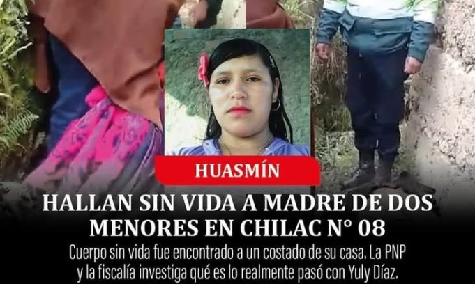 ENCUENTRAN SIN VIDA Y DE FORMA MISTERIOSA A JOVEN MADRE EN HUASMIN / CELENDÍN.