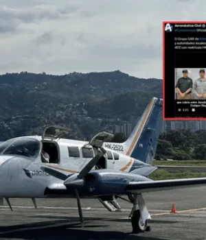 AVIÓN CON 10 PERSONAS A BORDO DESAPARECE EN EL NOROESTE DE COLOMBIA: AUTORIDADES INTENSIFICAN BÚSQUEDA.