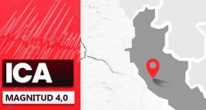 TEMBLOR DE MAGNITUD 4,0 REMECIO ICA HOY, SEGUN IGP