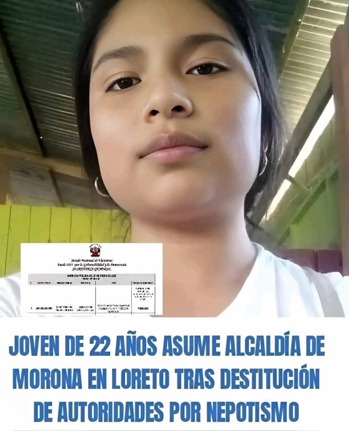 JOVEN DE 22 AÑOS ASUME ALCALDÍA DE MORONA EN LORETO TRAS DESTITUCIÓN DE AUTORIDADES POR NEPOTISMO