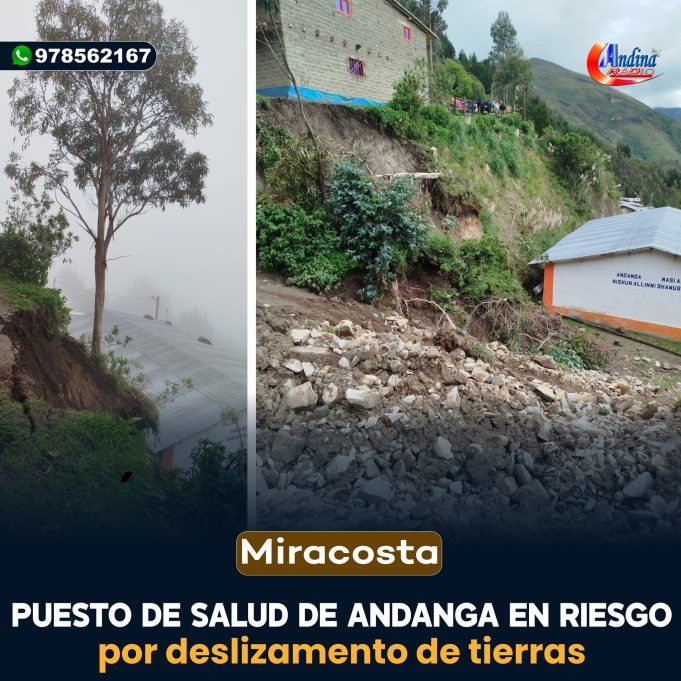 MIRACOSTA: PUESTO DE SALUD EN RIESGO Y VIVIENDAS AFECTADAS DEJA INTENSAS LLUVIAS