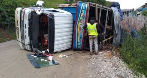 ACCIDENTE DE TRANSITO EN LA VIA QUE CONDUCE CAJAMARCA – BAMBAMARCA