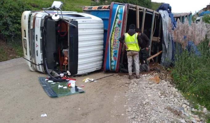 ACCIDENTE DE TRANSITO EN LA VIA QUE CONDUCE CAJAMARCA – BAMBAMARCA