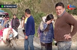 CELENDIN: DESLIZAMIENTO EN QUILLIMBASH CAE SOBRE DOCENTES QUE SE DIRIGIAN A SU CENTRO EDUCATIVO