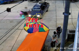 CAMARAS CAPTAN ACCIDENTE DE TRANSITO EN LA INTERSECCION DE LA AV. TODO LOS SANTOS Y EL JR. 27 DE NOVIEMBRE