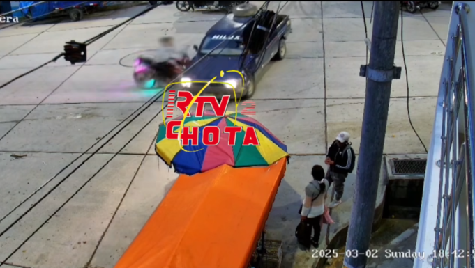 CAMARAS CAPTAN ACCIDENTE DE TRANSITO EN LA INTERSECCION DE LA AV. TODO LOS SANTOS Y EL JR. 27 DE NOVIEMBRE