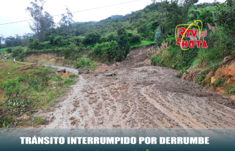 SE REPORTA CIERRE TOTAL DE LA VIA DE ANGUIA A CHUGUR