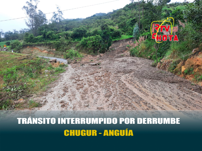 SE REPORTA CIERRE TOTAL DE LA VIA DE ANGUIA A CHUGUR