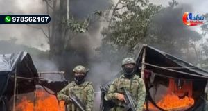 EJERCITO ECUATORIANO DESMANTELA CAMPAMENTO DE MINERIA ILEGAL EN ZAMORACHINCHIPE