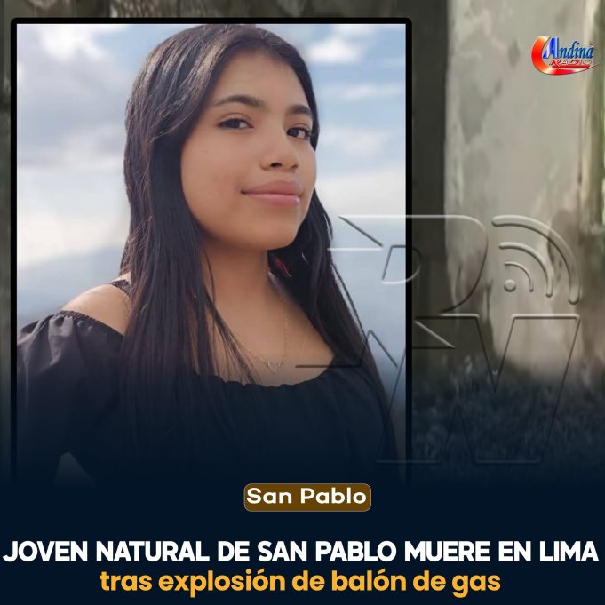 JOVEN NATURAL DE SAN PABLO FALLECE EN LIMA POR EXPLOSION DE BALON DE GAS