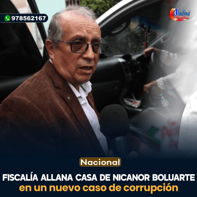 FISCALIA ALLANA CASA DE NICANOR BOLUARTE Y ESTUDIO DE ABOGADOS DE JUAN JOSE SANTIVAÑEZ EN UN NUEVO CASO DE CORRUPCION