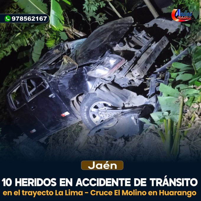 SAN IGNACIO: ACCIDENTE DE TRANSITO DEJA 10 HERIDOS