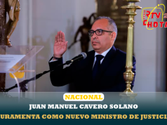 JUAN MANUEL CAVERO SOLANO JURAMENTA COMO NUEVO MINISTRO DE JUSTICIA