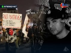 JOVEN ES ASESINADO POR DISPARO DE BALA DE PRESUNTO POLICÍA DURANTE MARCHA CONTRA GOBIERNO DE JOSÉ JERÍ