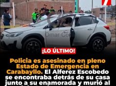 ALFEEREZ PNP DE CHACHAPOYAS ES LA PRIMERA VICTIMA EN ESTE SEGUNDO DIA DE ESTADO DE EMERGENCIA EN LIMA Y CALLAO