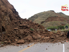 DERRUMBE DE GRAN MAGNITUD CIERRA VÍA CHOTA A CHICLAYO